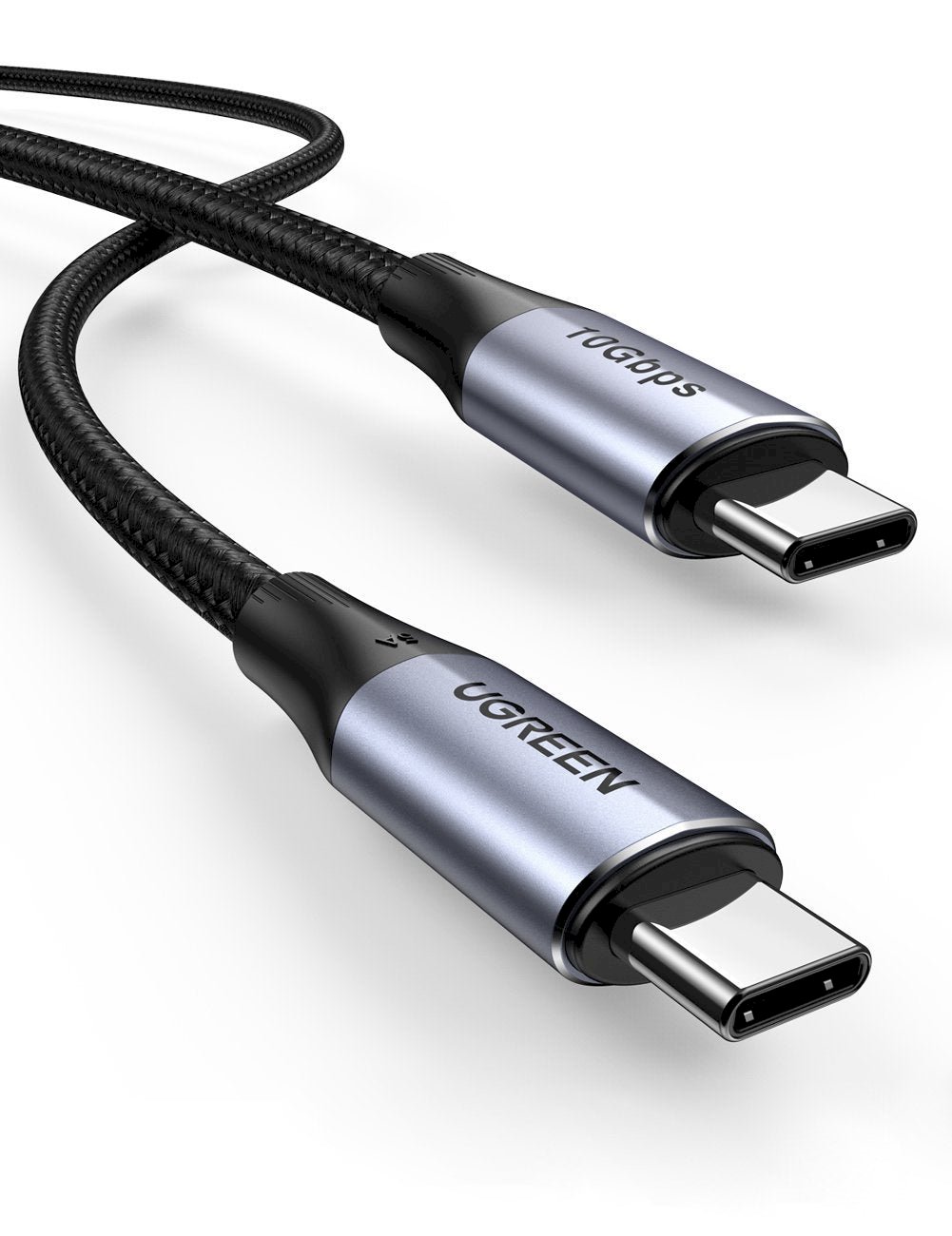 UGREEN 80150 USB C Cable USB 3.2 Gen 2 (3.1 Gen 2) 10 Gbit/s 100 W / black