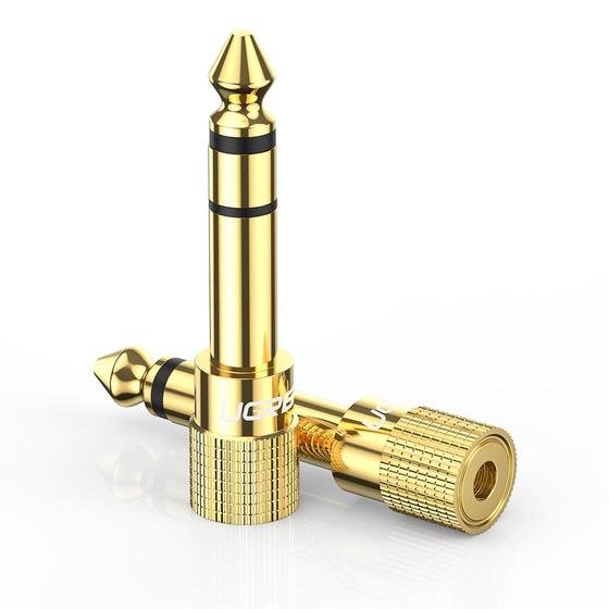 UGREEN 20503 Cable Gender Changer 6.35mm to 3.5mm / gold
