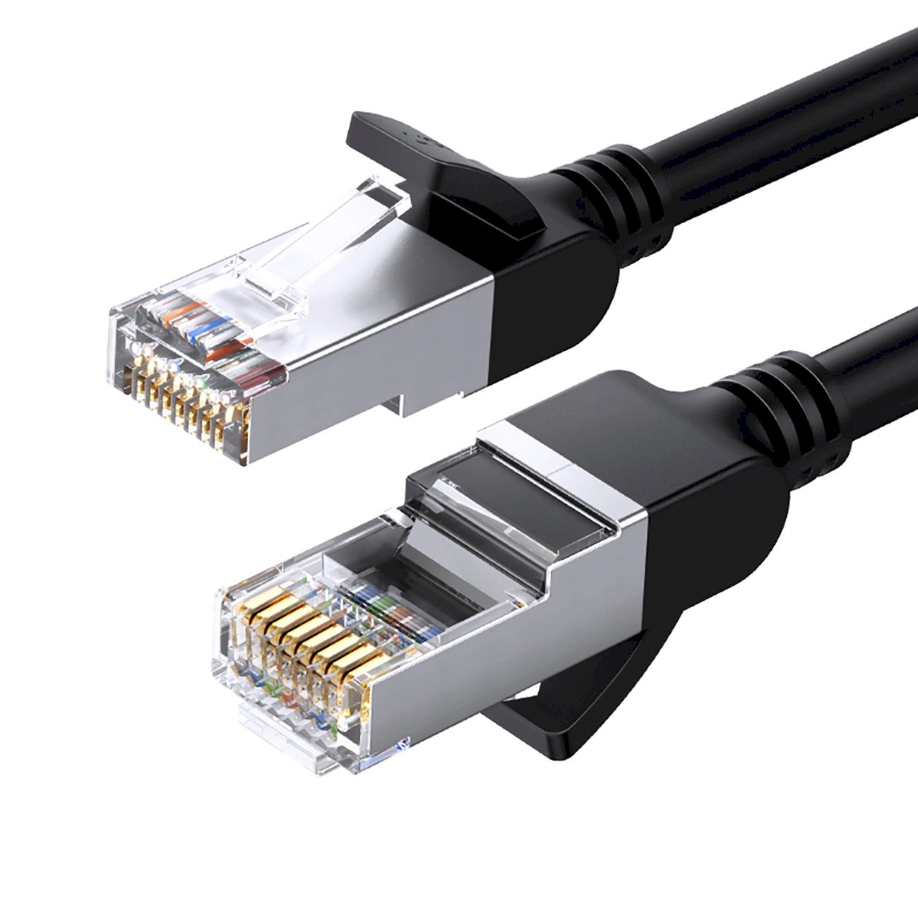 UGREEN 50192 Networking Cable RJ-45 to RJ-45 Cat6 U/UTP 2 m Round / black