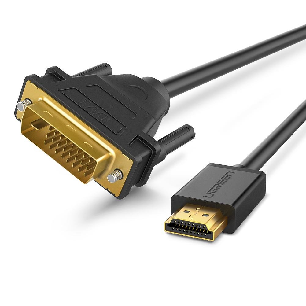 UGREEN 10135 DVI to HDMI Video Cable Adapter 2 m