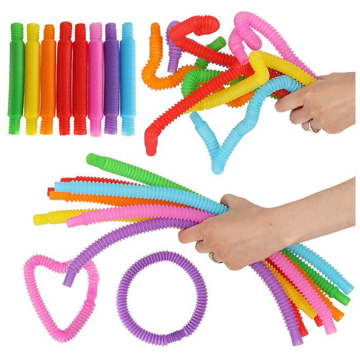 RoGer Educational Montessori Tubes, 8 pieces