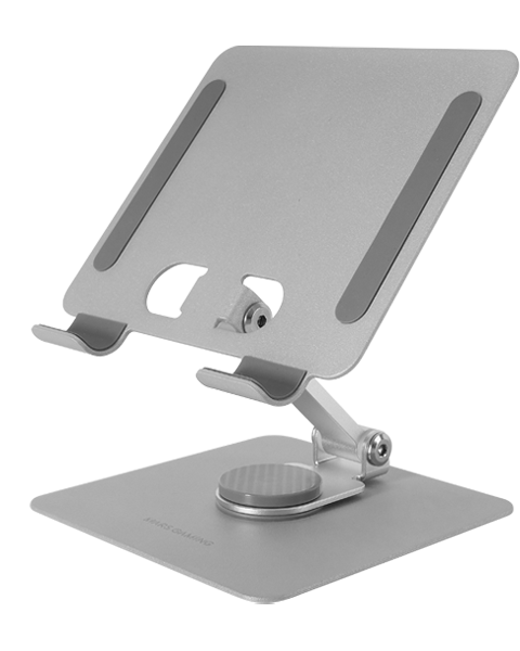 Mars Gaming MA-RST 2in1 Aluminum Alloy Stand for tablets 360° / 13" / Silver