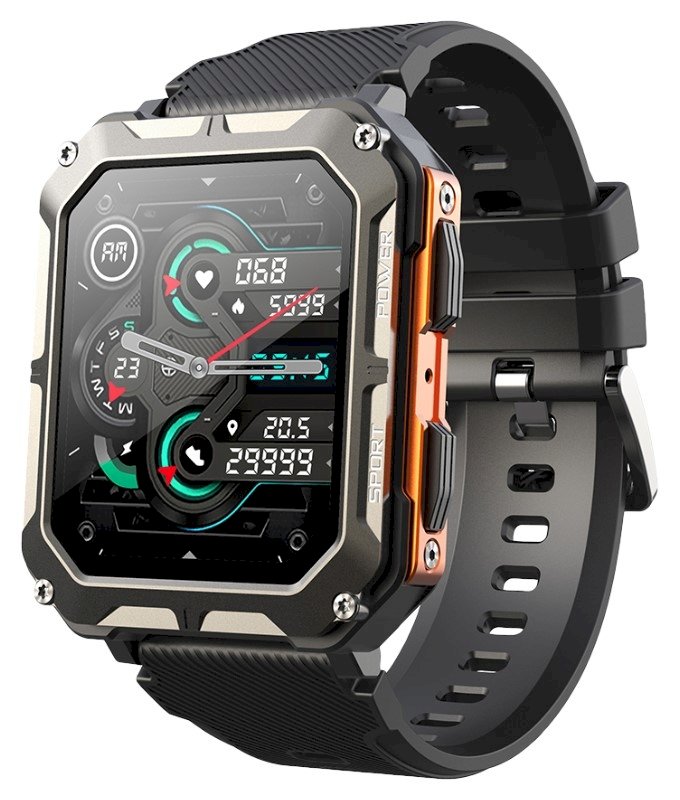 Rubicon RNCF27 Smartwatch / black/orange