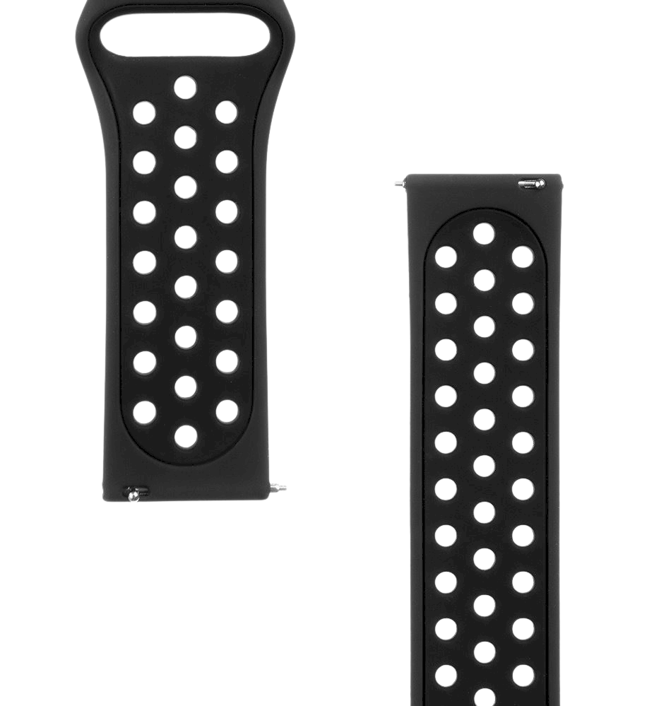 Tactical 234 Double Silicone Band 22mm / black
