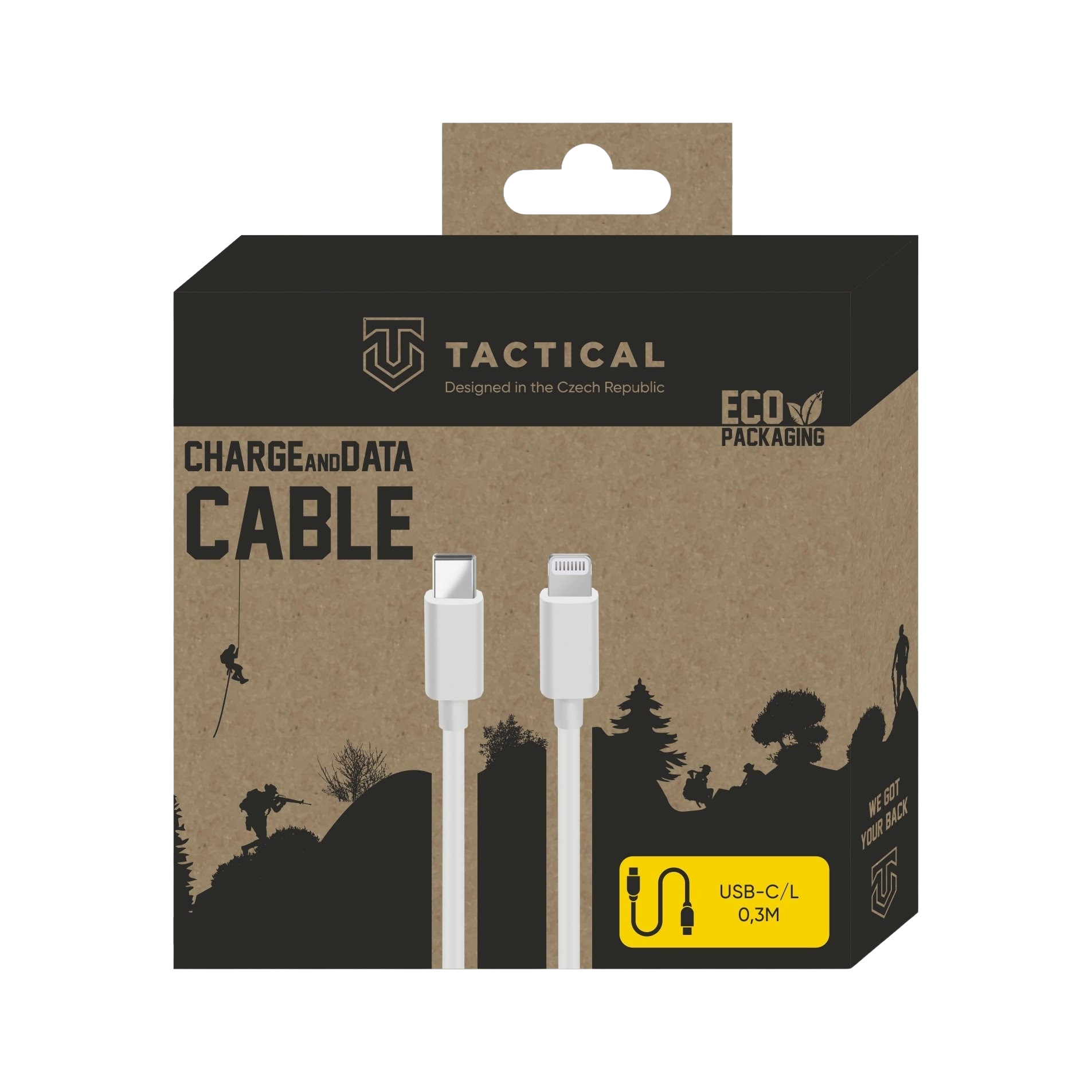 Tactical Smooth Thread USB-C/Lightning Cable, 0