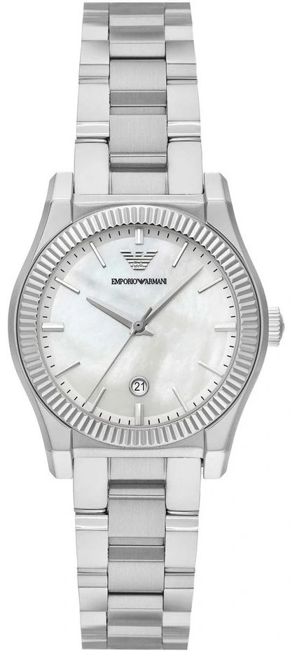 Emporio Armani AR11689 Women's Watch 32mm Silver Dial Stainless Steel Bracelet