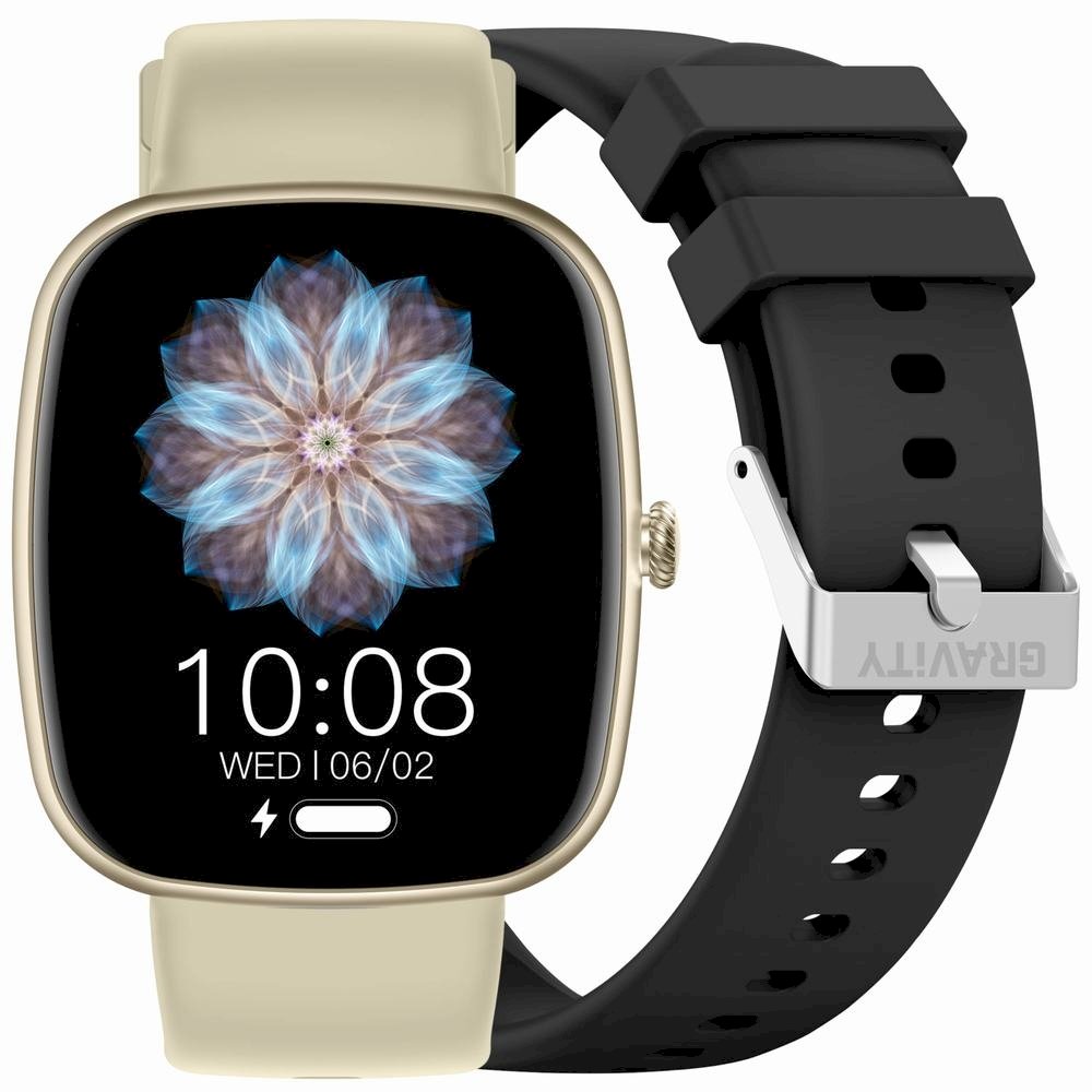 Gravity GT18-7 Smartwatch / beige/black