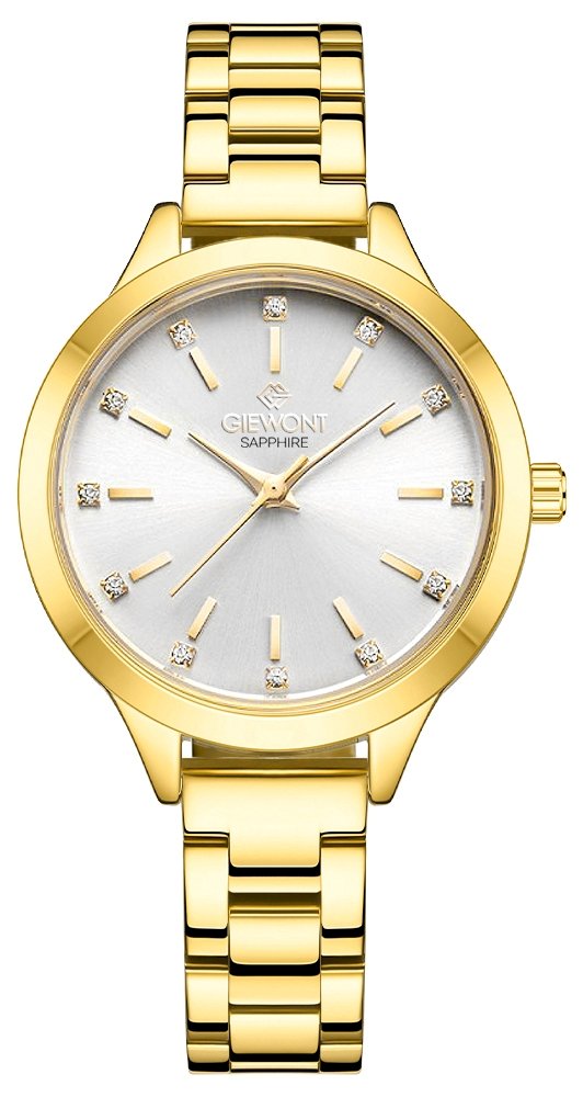 Giewont Sapphire Women's Watch / gold-silver