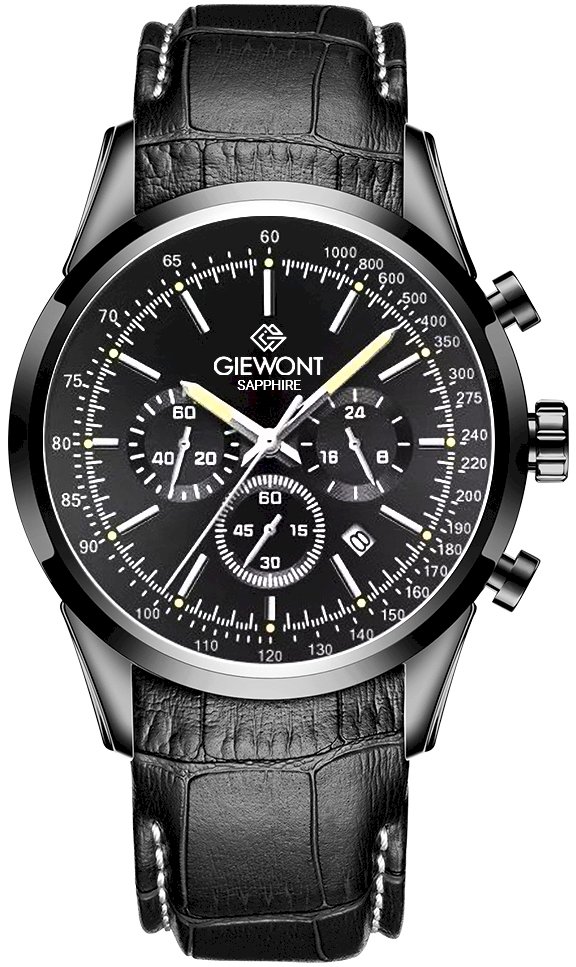 Giewont Chronograph Sapphire Men's Watch GW7650-A4 / black