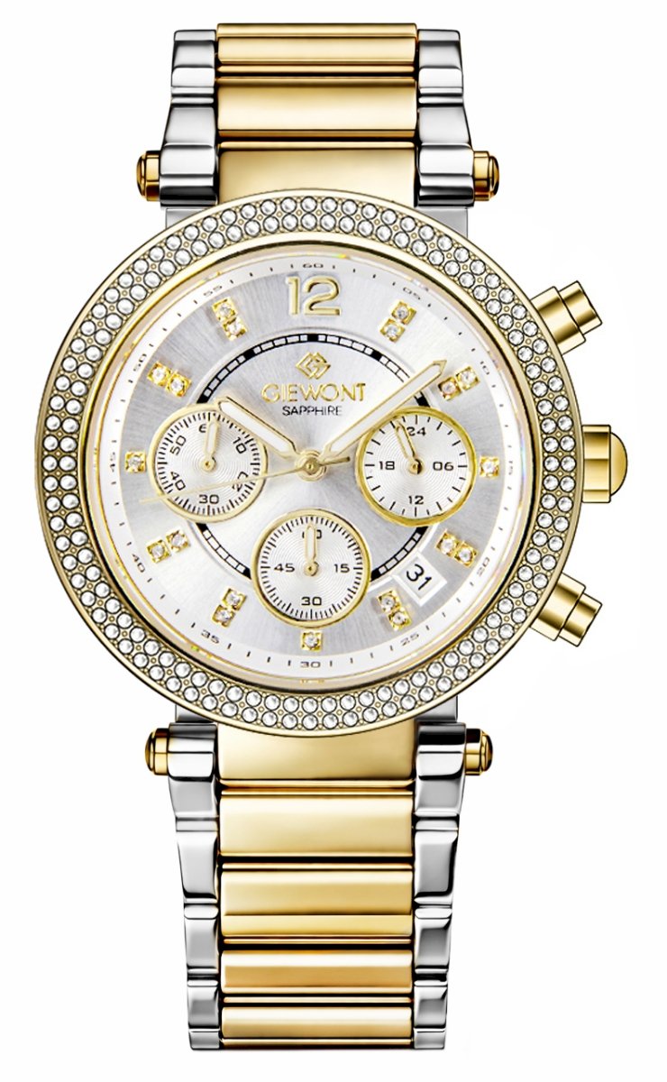 Giewont Sapphire Women's Watch / gold/silver