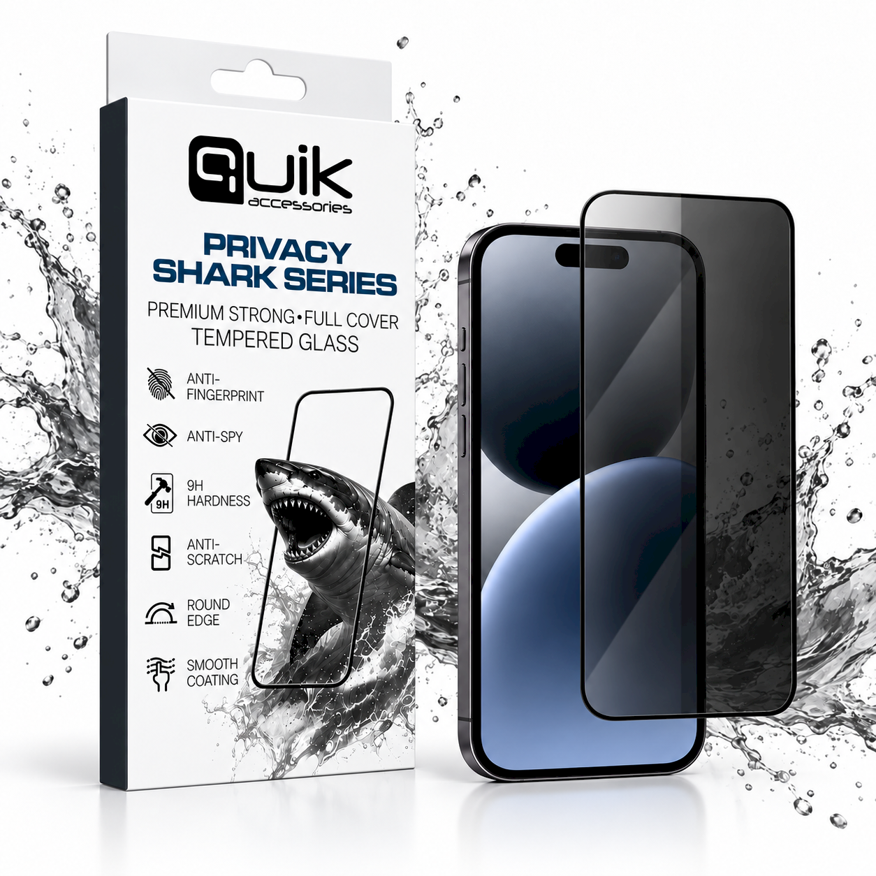 Quik Accessories PRIVACY SHARK Series Premium
