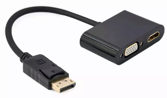 Gembird A-DPM-HDMIFVGAF-01 Adapteris DisplayPort Male to