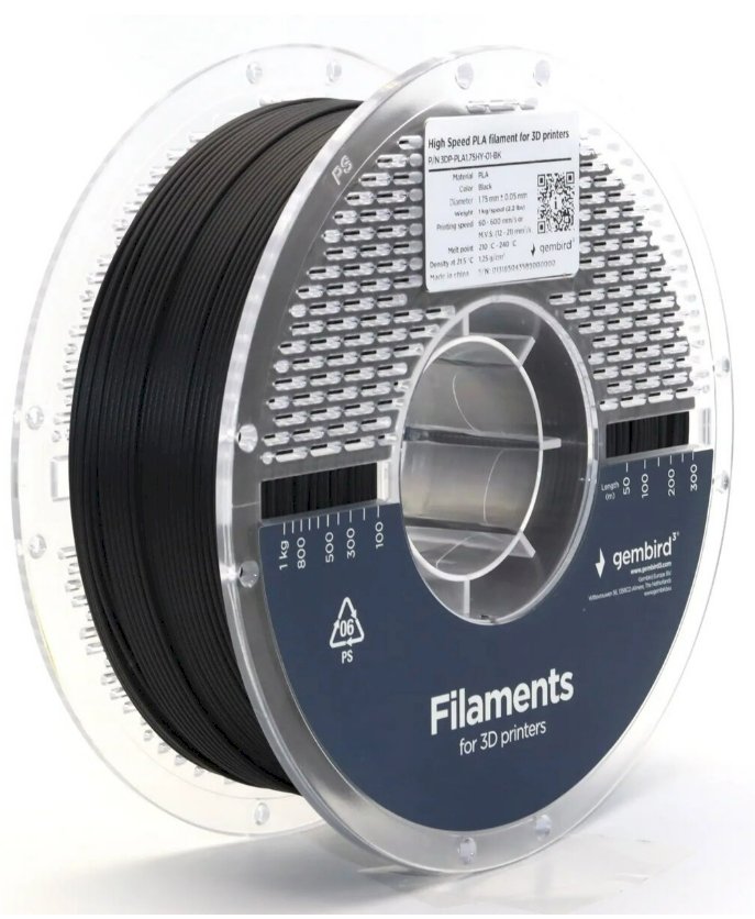 Gembird 3DP-PLA1.75HY-01-BK High Speed PLA