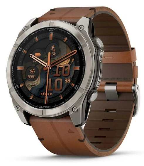 Garmin Fenix 8 Amoled Titanium Viedpulkstenis