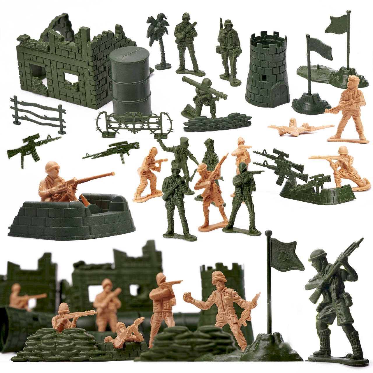 RoGer Military Figurine Set – 114 Pieces