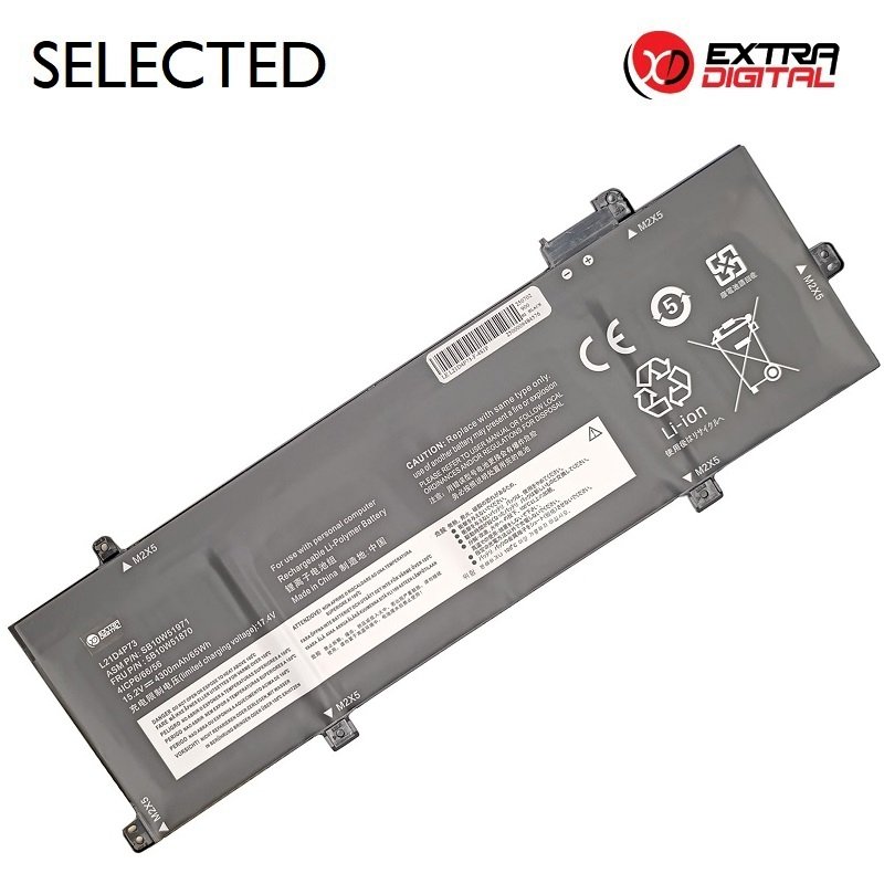 ExtraDigital Notebook Battery LENOVO L21D4P73 4300mAh