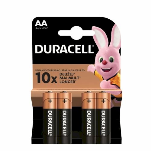 Duracell 4 pieces of BASIC LR6 AA batteries