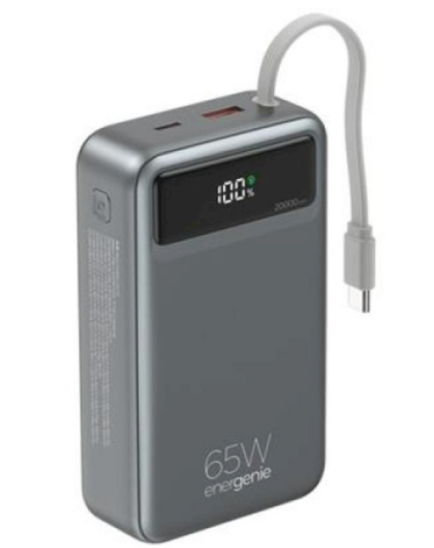 Gembird PB20-PD65-LCD-01 Power Bank 65W 20