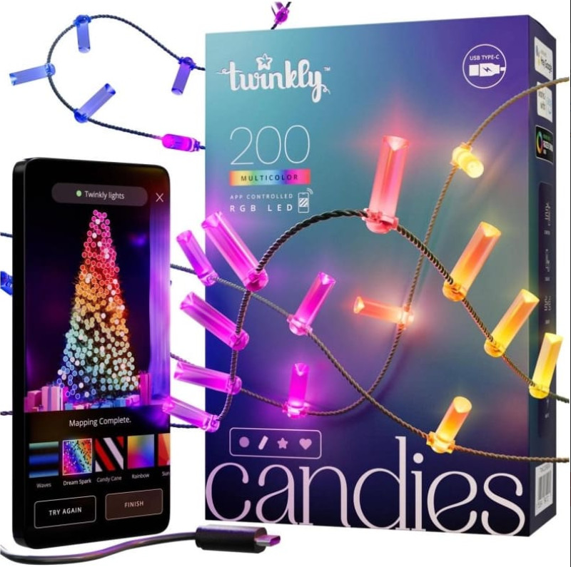 Twinkly LED TWKC200RGB-G candies (TWKC200RGB-G)
