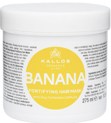 Kallos Cosmetics Banana Hair Mask 275 ml